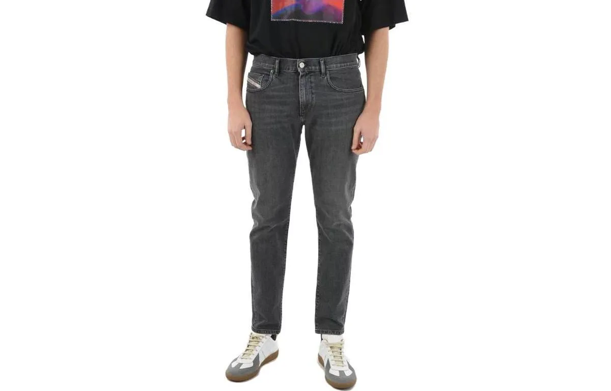 DIESEL Jeans Men's Black Moderate Straight Fit Pants