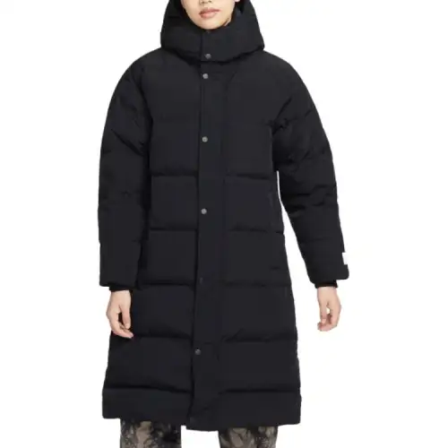 Jordan Down Jackets Women's Black Hooded Thickened Other