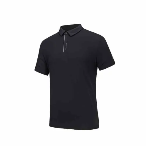 Anta Variety Training Collection Polo Shirt Men's Basic Black