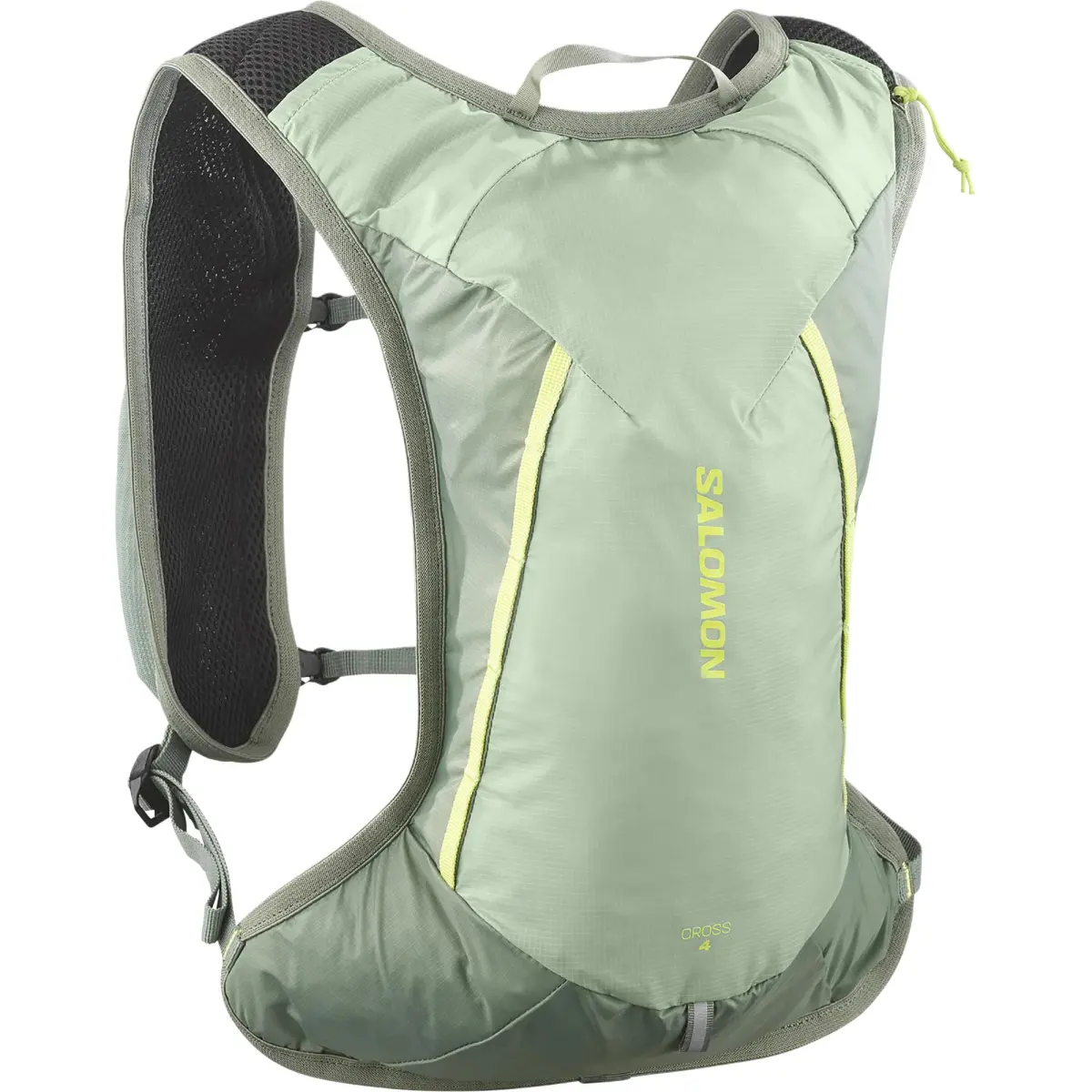 SALOMON 4L Hiking Bag Outdoor Bag Nylon Gray Green Women's