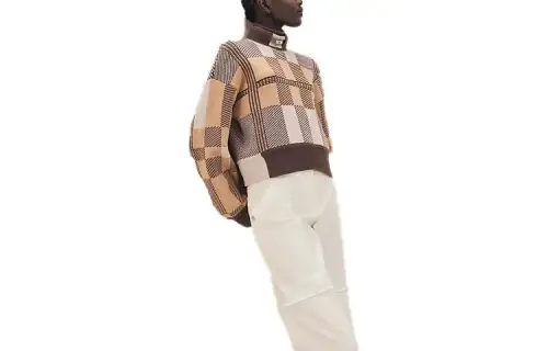 HERMES Knitwear Women's Multicolor Turtleneck Moderate Other