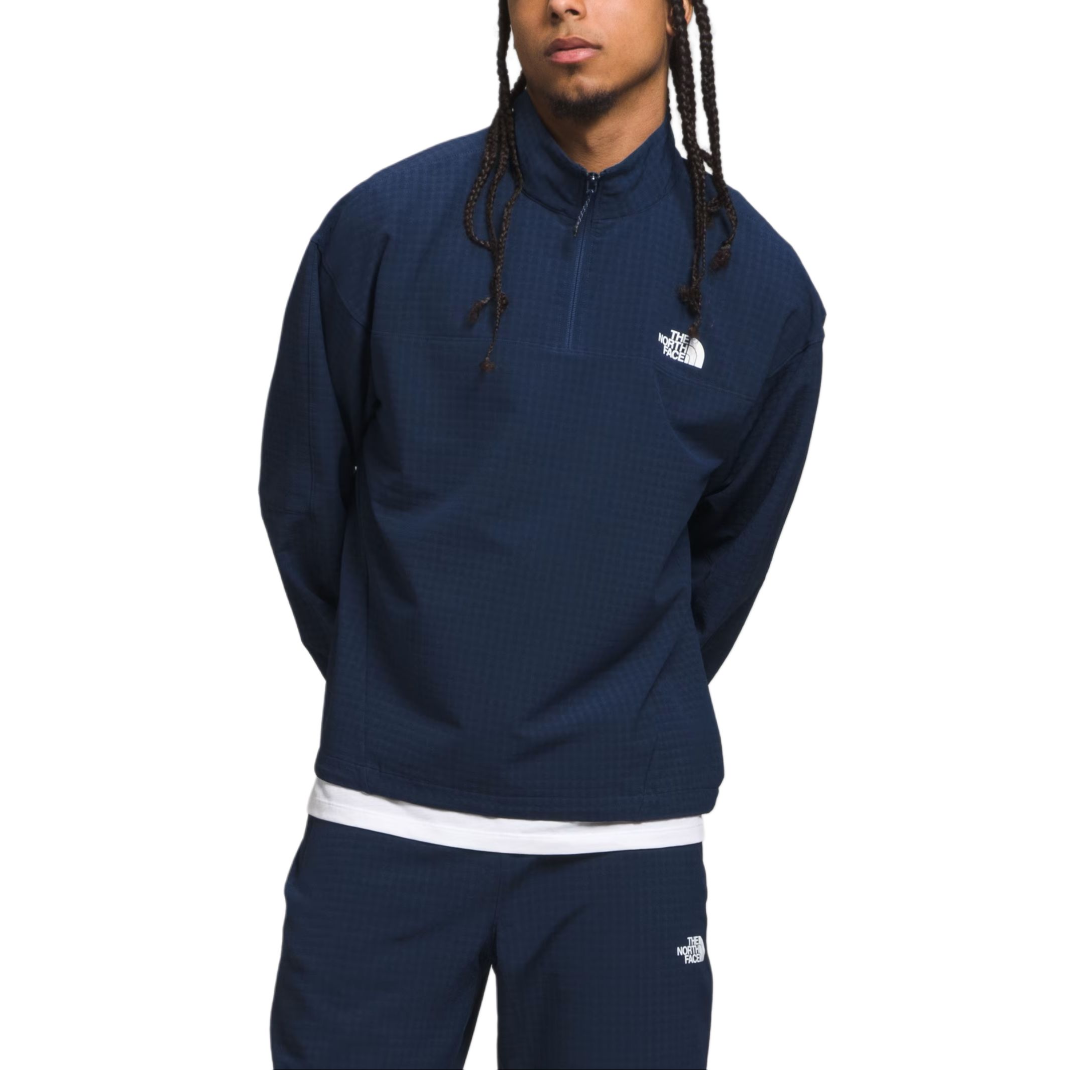 Мужское худи The North Face Sweatshirt (синее)