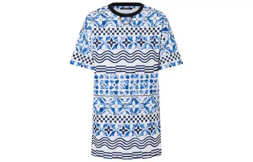 LOUIS VUITTON Monogram Tile Print T-Shirt Dress
