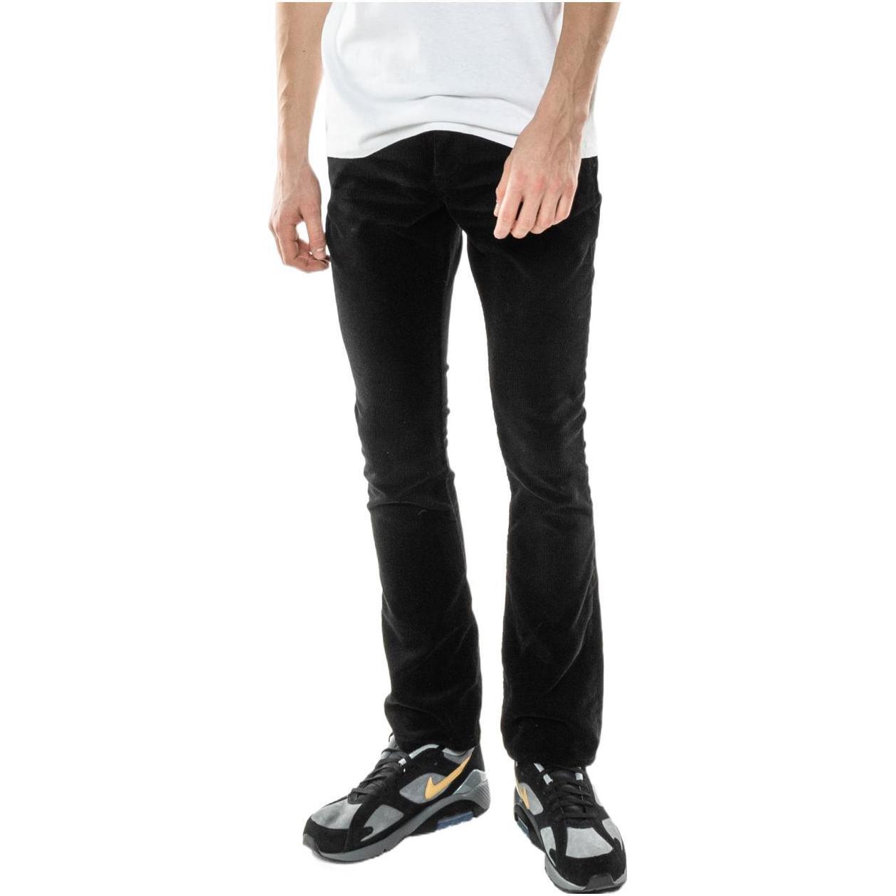 SAINT LAURENT Jeans Men's Black Moderate Straight Fit Pants