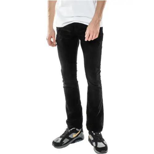 SAINT LAURENT Jeans Men's Black Moderate Straight Fit Pants