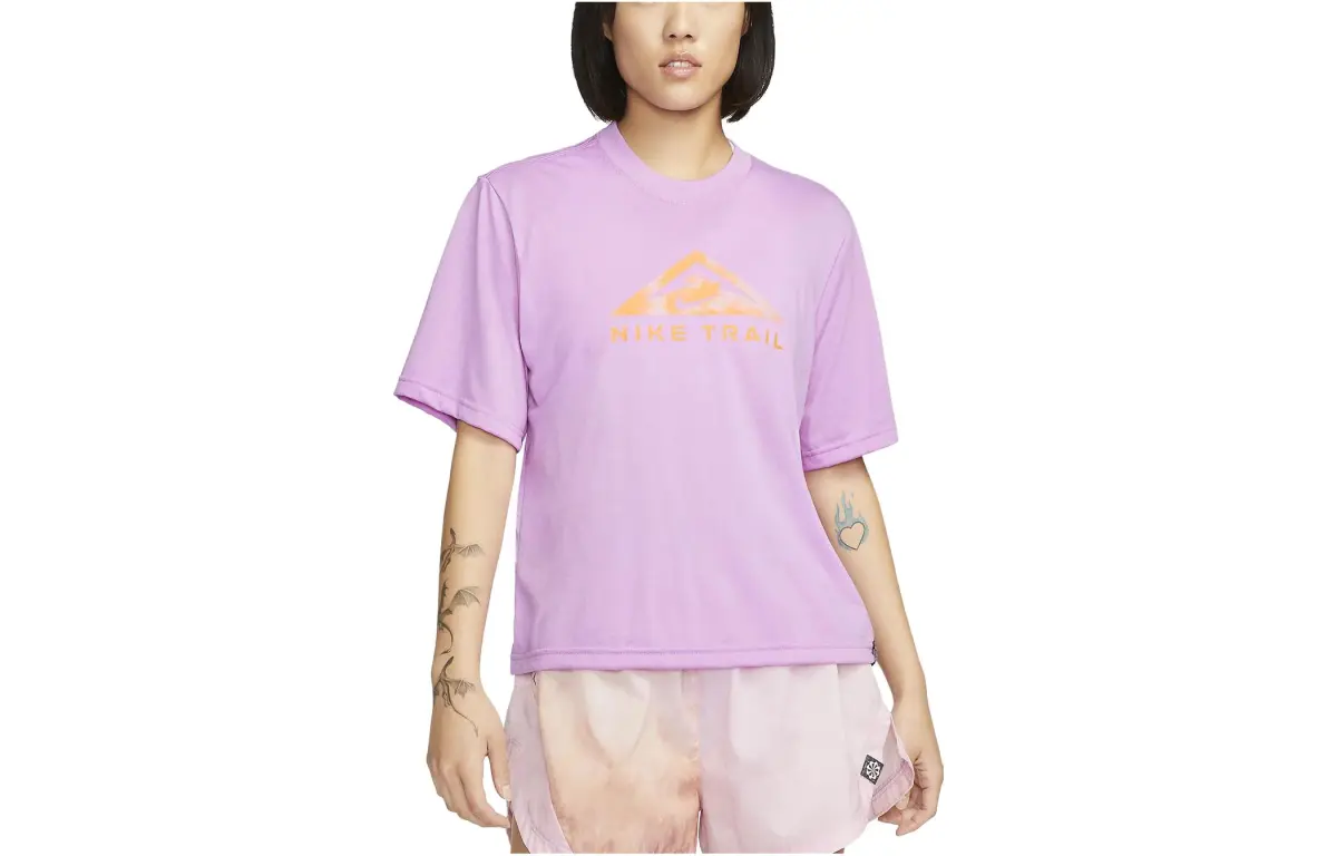 Nike Dri Fit T Shirt Women's Rush Purple Red