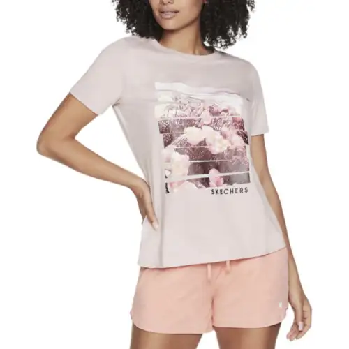 Skechers T Shirt Women's Light Pink