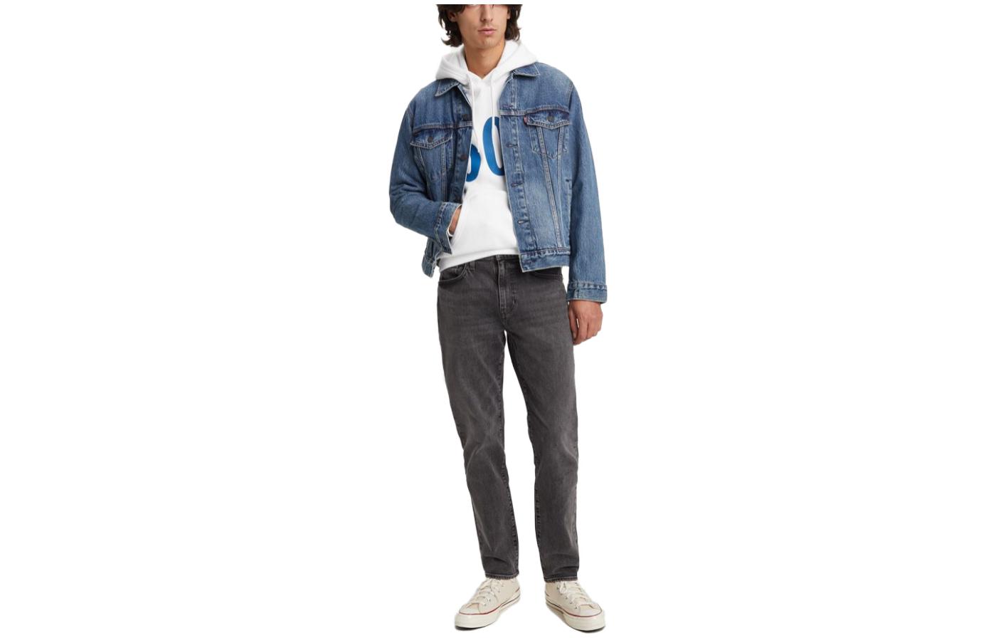 Levis logo-patch straight-leg jeans