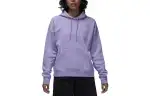 Jordan Sweatshirts Women's Light Purple Hooded Moderate Regular