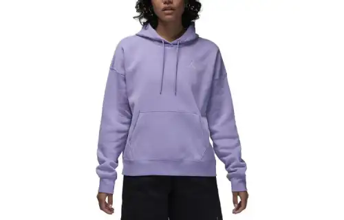 Jordan Sweatshirts Women's Light Purple Hooded Moderate Regular