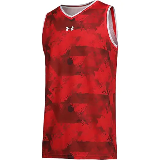 Under Armour Basketball Jersey Men's Red
