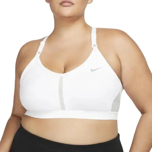 Nike Indy Women's Light-Support Padded V-Neck Sports Bra Plus Size