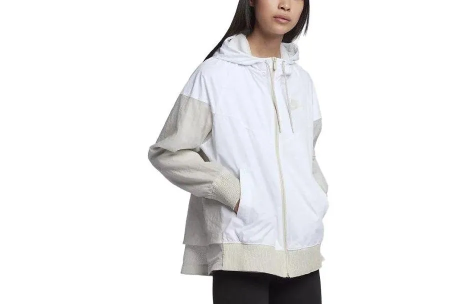Nike NSW WINDRUNNER JKT NOVELTY Trench Coat Women's White