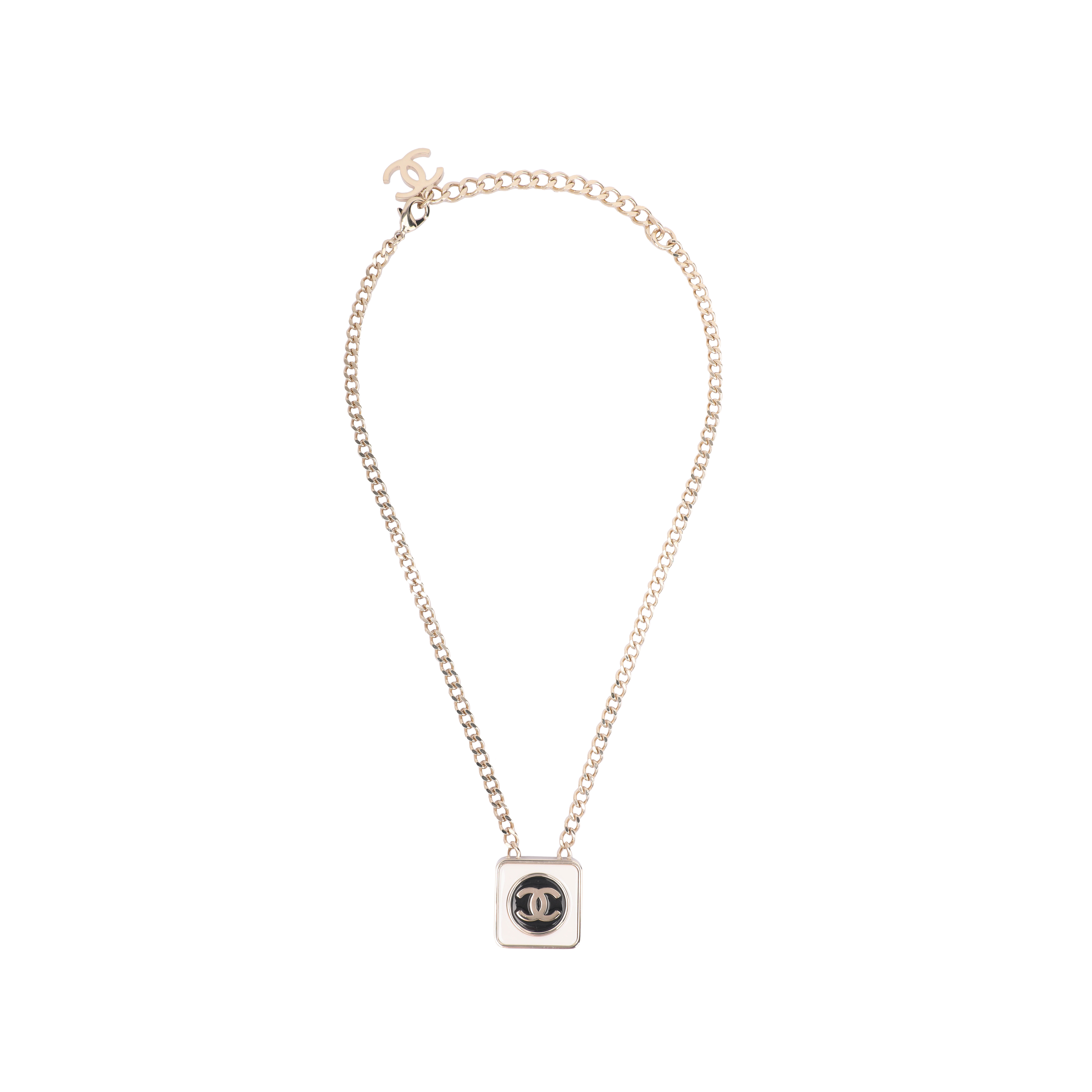 Женское ожерелье Chanel CHANEL C Logo (золотое)