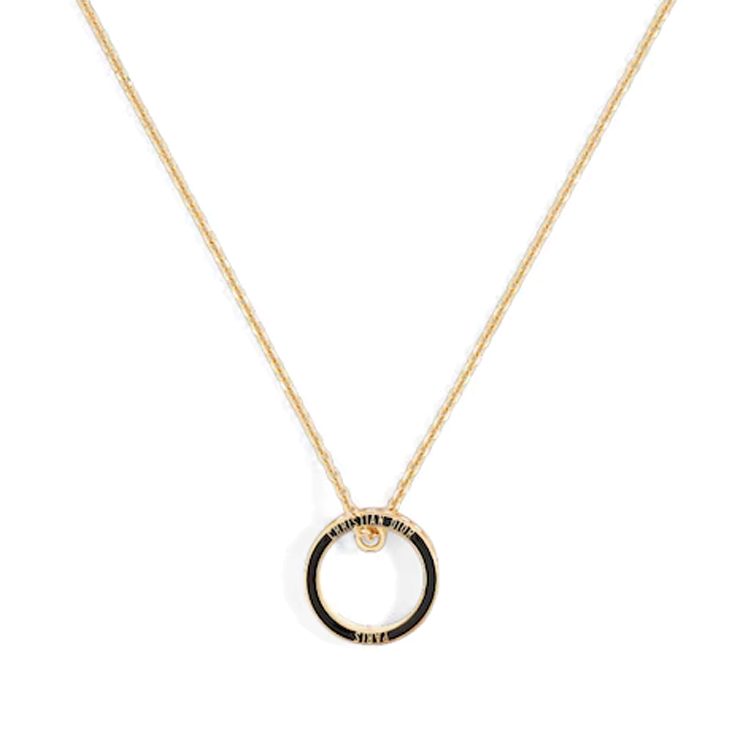 DIOR Code Necklaces Women's Gold