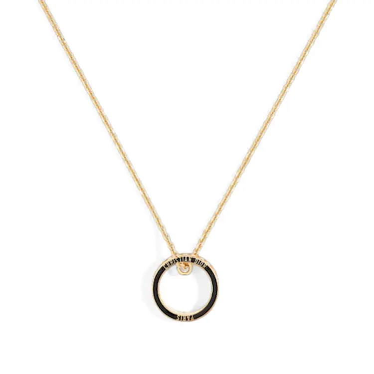 DIOR Code Necklaces Women's Gold