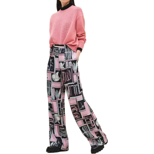 HERMES Casual Pants Women's Black