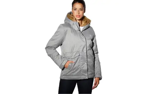 Reebok Jackets Women's Gray Hooded Moderate Other