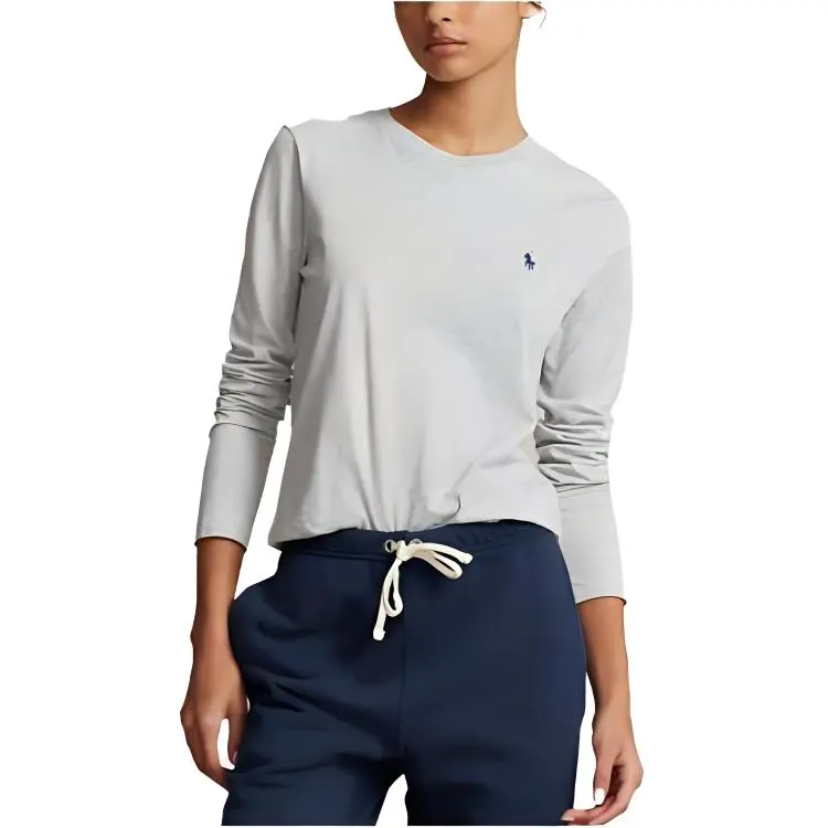 Polo Ralph Lauren Logo Embroidered Crewneck T Shirt