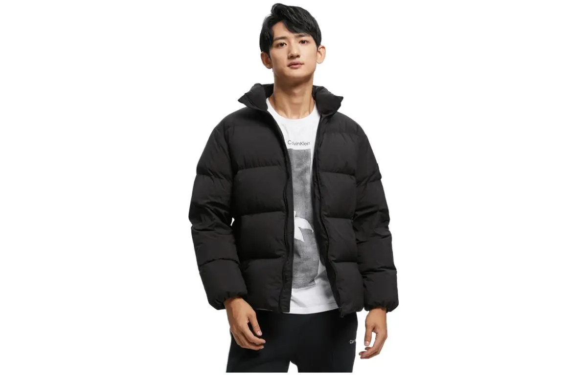 Calvin Klein Down Jackets Men's Stand Collar Moderate Straight Fit