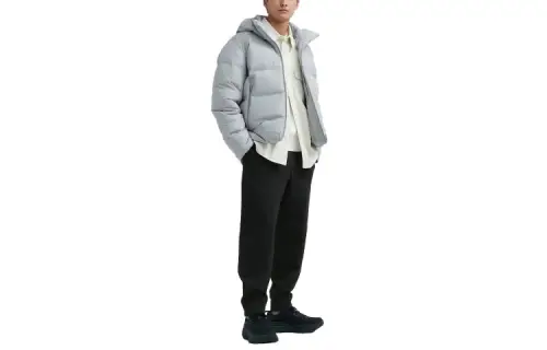 UNIQLO Casual Pants Men's Navy Blue Thickened Straight Fit Pants