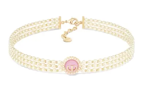 DIOR Metal Necklaces Women's Gold