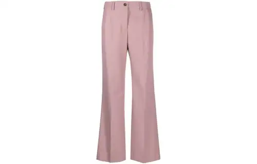 【Previous Season】pressed-crease straight-leg trousers