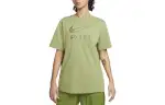 Nike Drop Shoulder Sleeve T Shirt Women's Olive