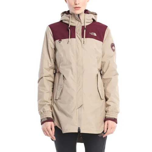 THE NORTH FACE Jackets Women's Khaki Hooded Moderate Other
