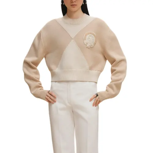 HERMES FW25 Knitwear Women's Natural White
