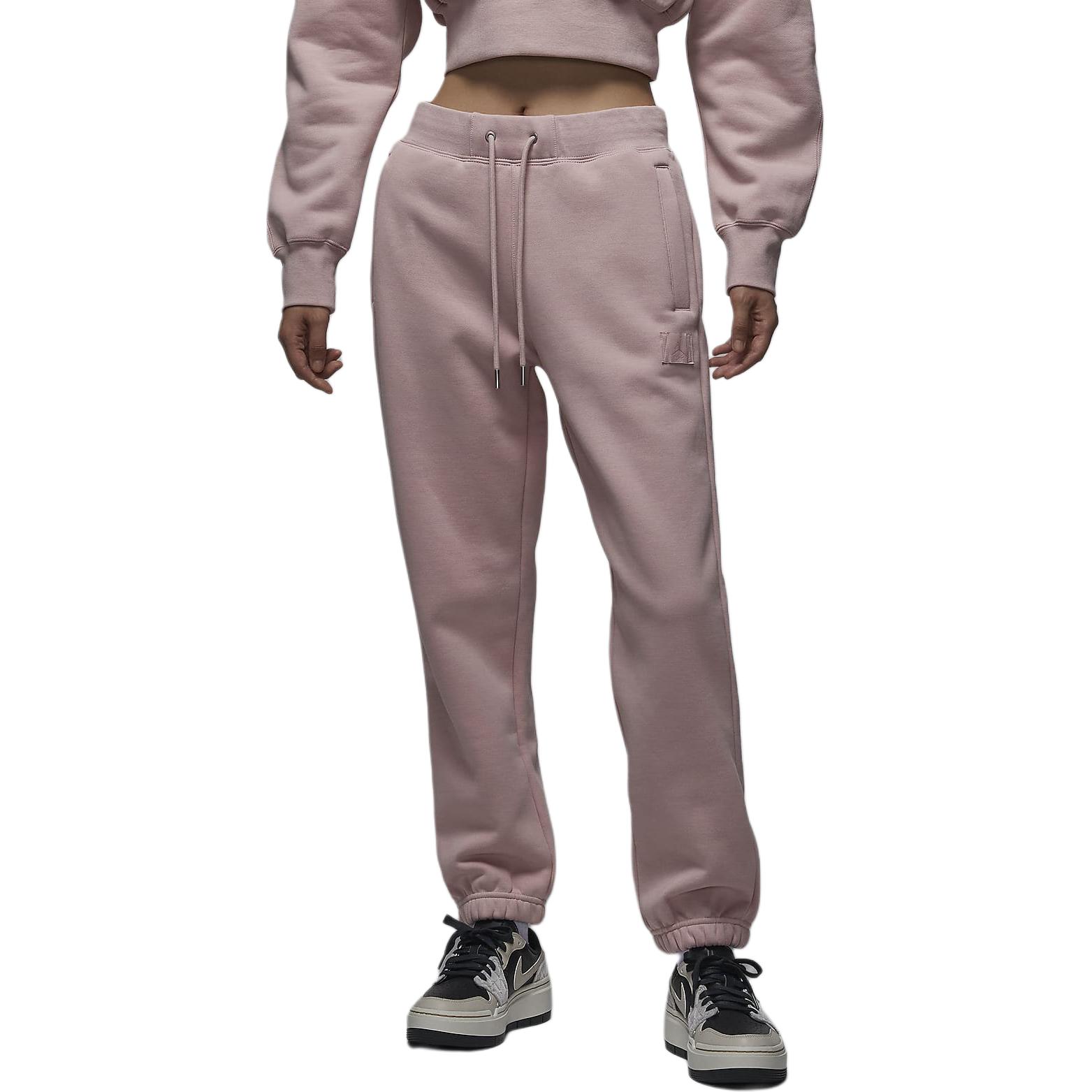Женские штаны Jordan Flight Fleece (розовые)