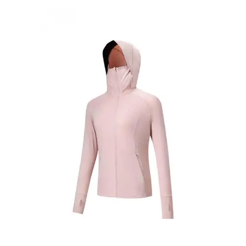 Anta Variety Training Collection Sun Protection Clothing Women's Mousse Pink
