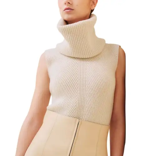 HERMES Cashmere Sweater Women's Ecru