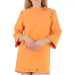 GUCCI FW23 Long Sleeved Dress Women's Apricot