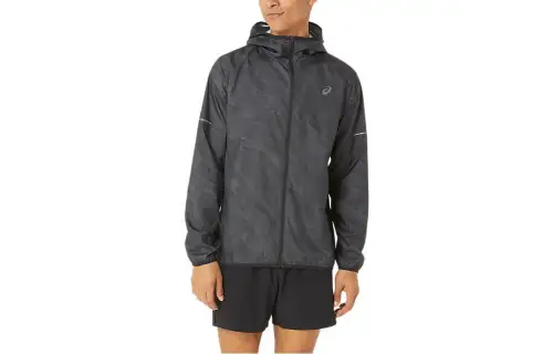 Asics Jackets & Coats Men's Gray