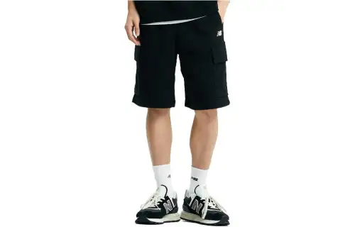 New Balance Cargo Shorts Unisex Black Moderate