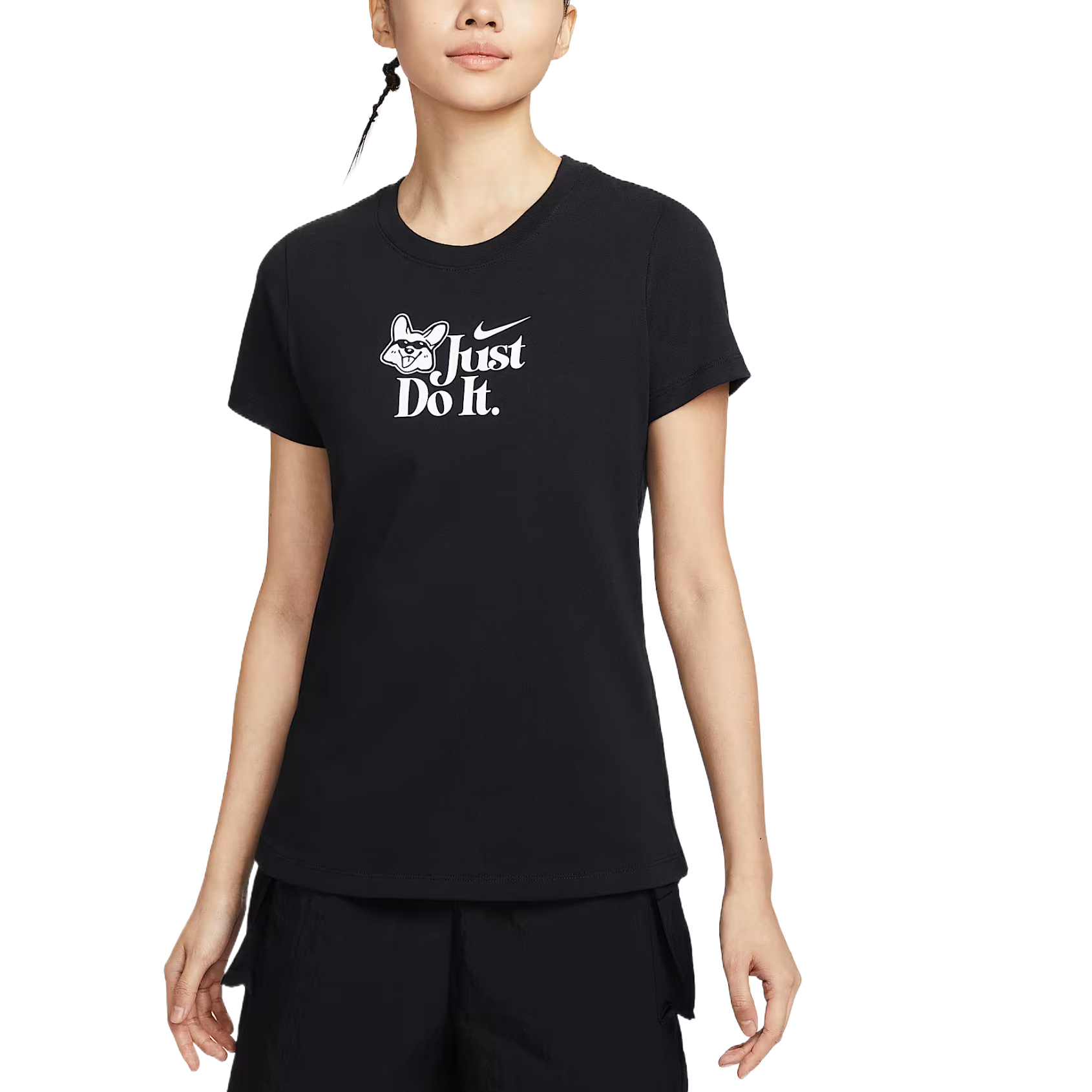 Женская футболка Nike Sportswear SS25 (черная)