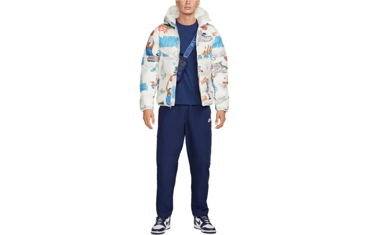 Nike Jackets Men's White Hooded Moderate Other