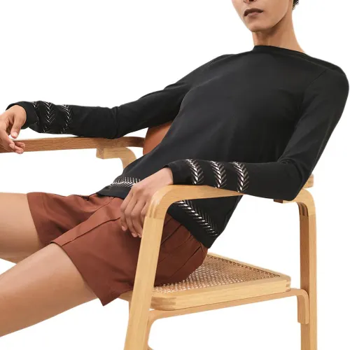 HERMES Regular T Shirt Women's Black