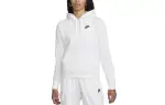 Nike Sweatshirts Women's White Hooded Moderate Regular