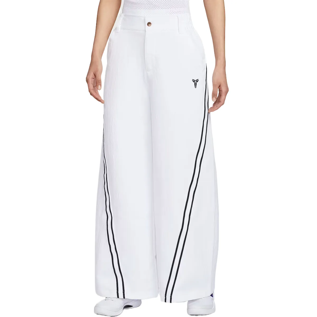 Nike Dri Fit SS25 Casual Pants Women's White Black