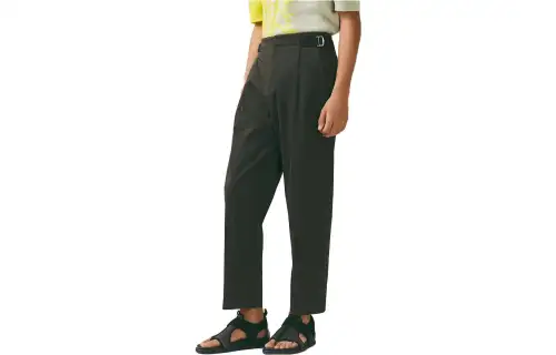 HERMES Casual Pants Men's Green