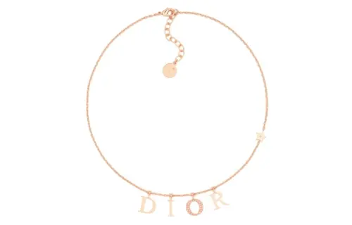 DIOR Diorevolution Metal Necklaces Women's Rose Gold