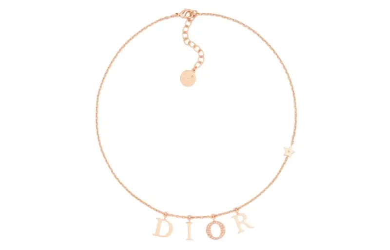 DIOR Diorevolution Metal Necklaces Women's Rose Gold