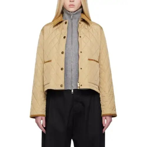 Burberry Puffer Jacket Women's Tan