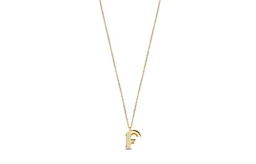 LOUIS VUITTON Lv & Me Necklace Letter F