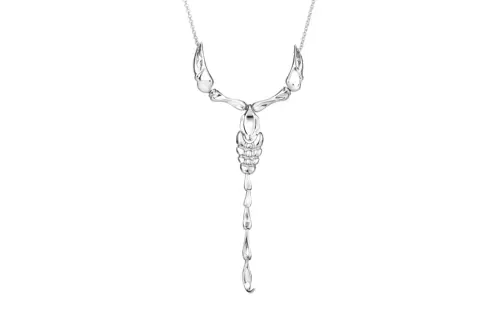 TIFFANY & CO. Elsa Peretti® Sterling Silver Necklaces Unisex Silver