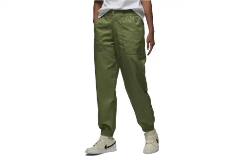 Jordan Casual Pants Women's Green Moderate Cuffed Pants