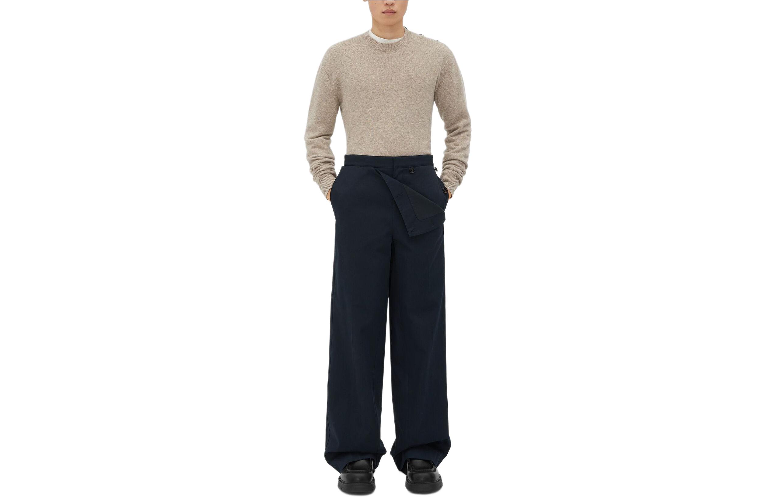 Мужские брюки Bottega Veneta SS24 (полуночно-синие)