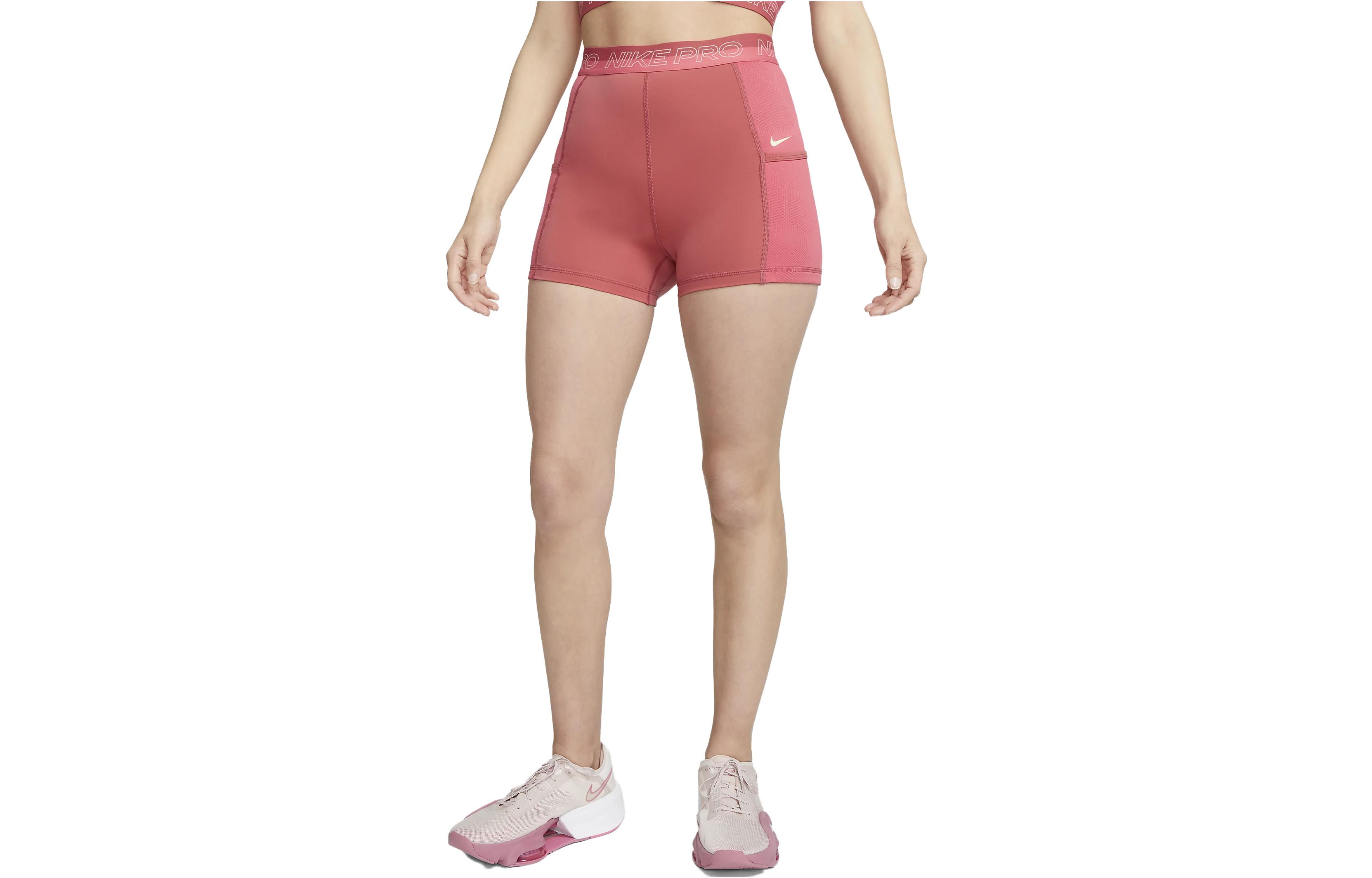 Nike Pro Women’s High-Waisted 3″ Training Shorts With Pockets